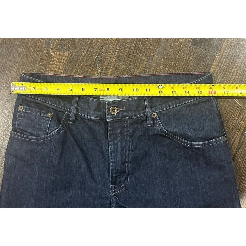 Raleigh Denim Jones Jeans Mens 32 x 30 Blue Slim Straight Fit Handcrafted Signed - Picture 8 of 12